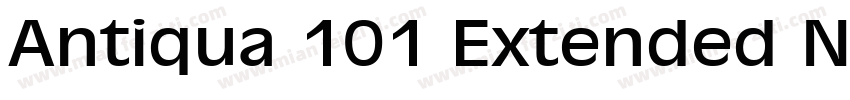 Antiqua 101 Extended Normal字体转换